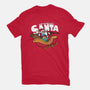 Ride-Along With Santa-mens basic tee-Boggs Nicolas