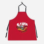 Ride-Along With Santa-unisex kitchen apron-Boggs Nicolas