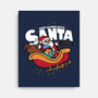Ride-Along With Santa-none stretched canvas-Boggs Nicolas