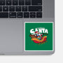 Ride-Along With Santa-none glossy sticker-Boggs Nicolas