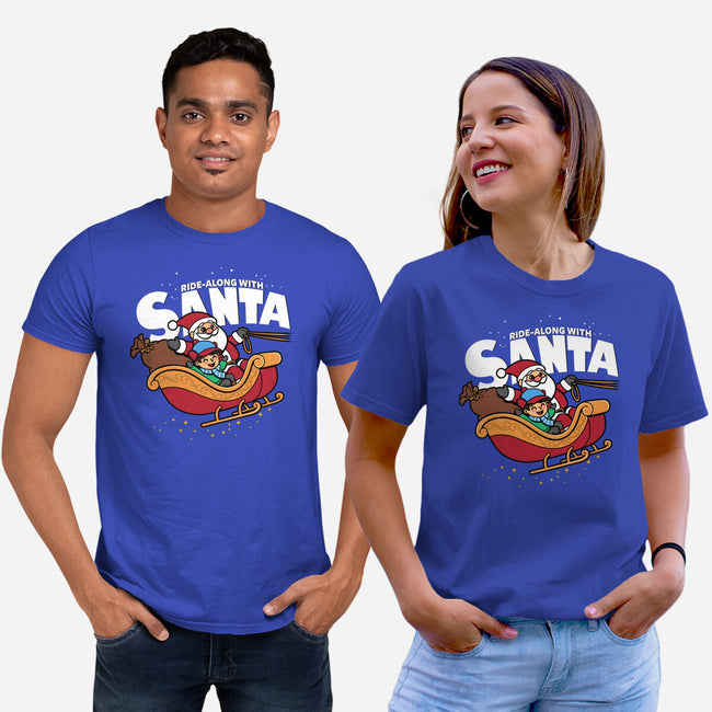 Ride-Along With Santa-unisex basic tee-Boggs Nicolas
