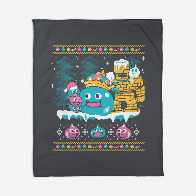 Slimes X-Mas-none fleece blanket-Sketchdemao