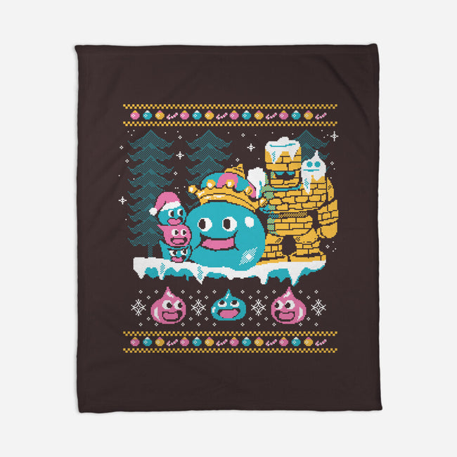 Slimes X-Mas-none fleece blanket-Sketchdemao