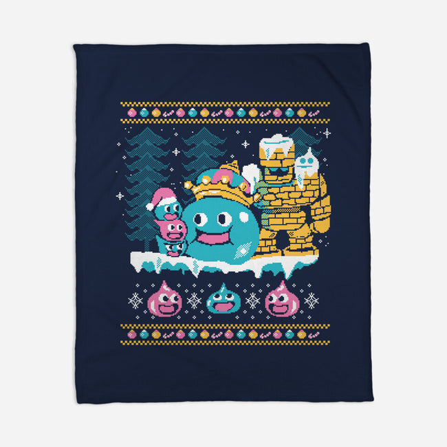 Slimes X-Mas-none fleece blanket-Sketchdemao