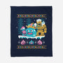 Slimes X-Mas-none fleece blanket-Sketchdemao