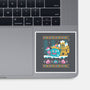 Slimes X-Mas-none glossy sticker-Sketchdemao