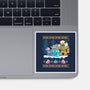 Slimes X-Mas-none glossy sticker-Sketchdemao