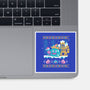 Slimes X-Mas-none glossy sticker-Sketchdemao