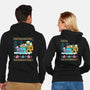 Slimes X-Mas-unisex zip-up sweatshirt-Sketchdemao