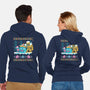 Slimes X-Mas-unisex zip-up sweatshirt-Sketchdemao