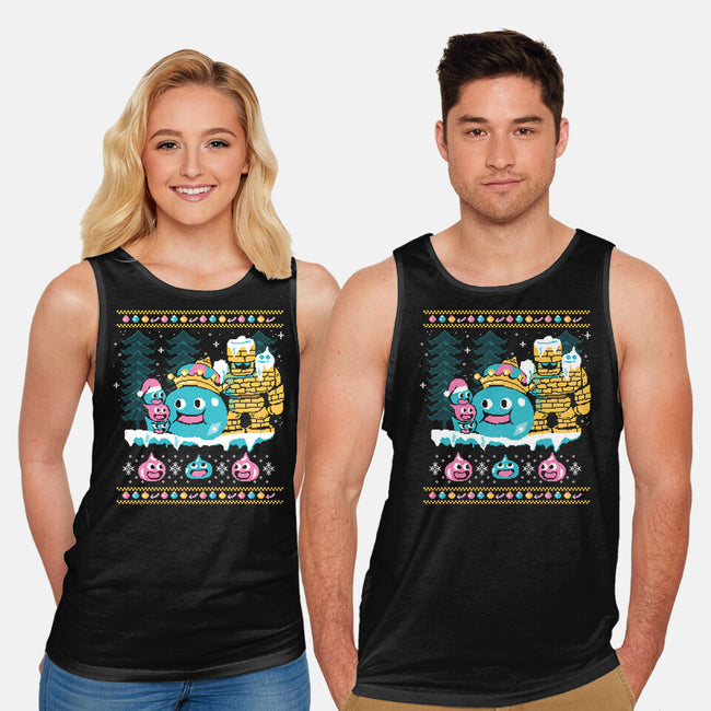 Slimes X-Mas-unisex basic tank-Sketchdemao