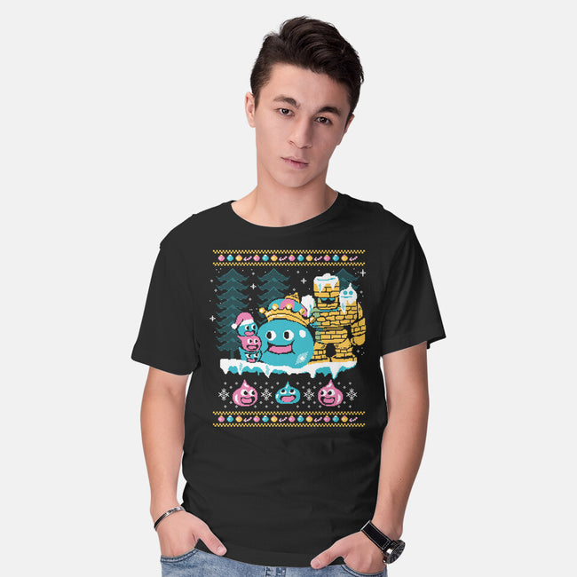 Slimes X-Mas-mens basic tee-Sketchdemao