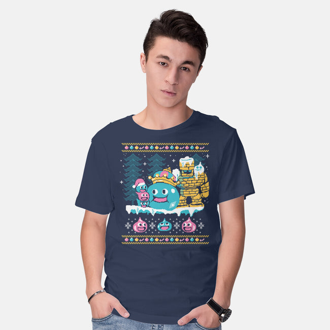 Slimes X-Mas-mens basic tee-Sketchdemao