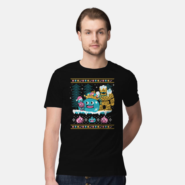 Slimes X-Mas-mens premium tee-Sketchdemao