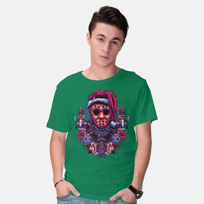 Holidays At The Lake-mens basic tee-glitchygorilla