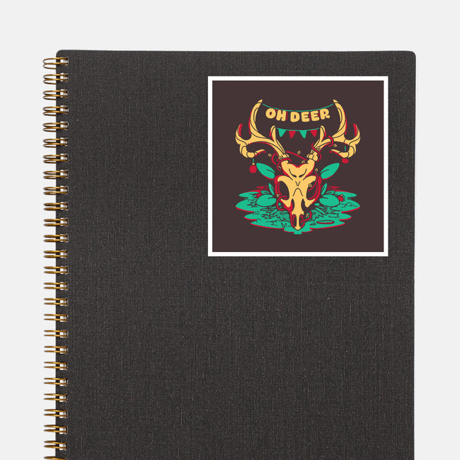 Oh Deer-none glossy sticker-estudiofitas