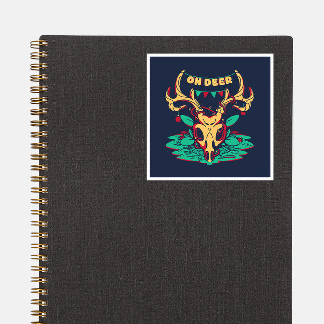 Oh Deer-none glossy sticker-estudiofitas