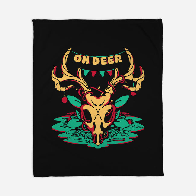 Oh Deer-none fleece blanket-estudiofitas