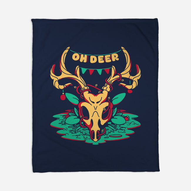 Oh Deer-none fleece blanket-estudiofitas