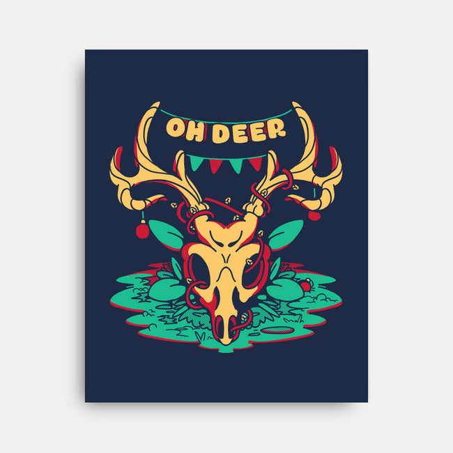 Oh Deer-none stretched canvas-estudiofitas