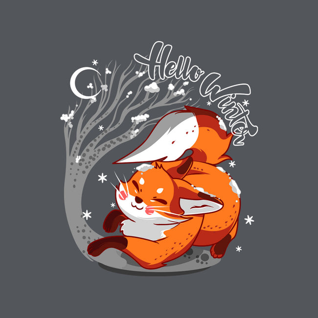 Hello Wild Winter-none polyester shower curtain-heydale