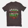 You Call Me Ugly?-womens basic tee-theteenosaur