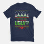 You Call Me Ugly?-mens basic tee-theteenosaur