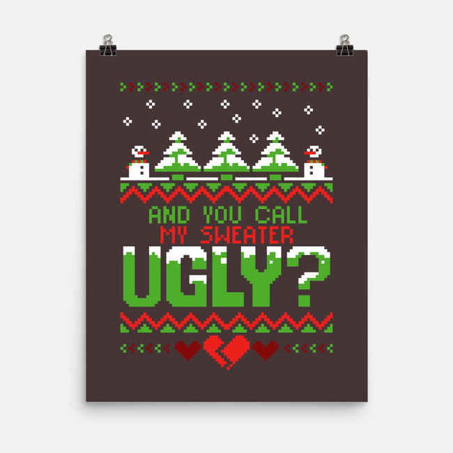 You Call Me Ugly?-none matte poster-theteenosaur