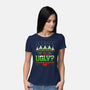 You Call Me Ugly?-womens basic tee-theteenosaur