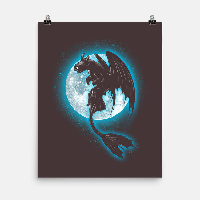 Moonlight Dragon-none matte poster-fanfreak1