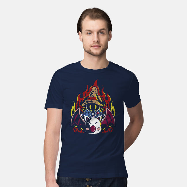 Vivi And Moogle-mens premium tee-Logozaste