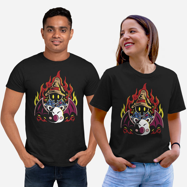 Vivi And Moogle-unisex basic tee-Logozaste