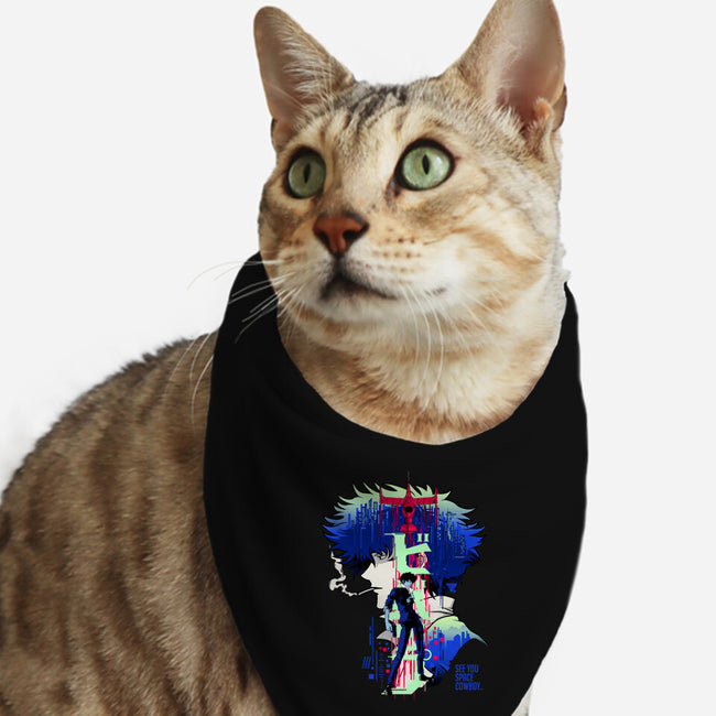 See You Bebop-cat bandana pet collar-silentOp