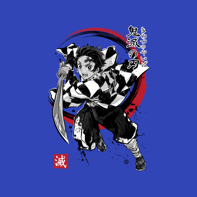 Demon Slayer Sumi-E-mens basic tee-DrMonekers