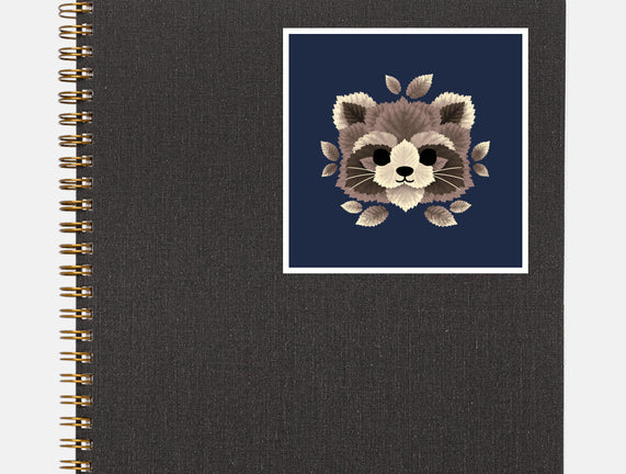 Raccoon Of Leaves