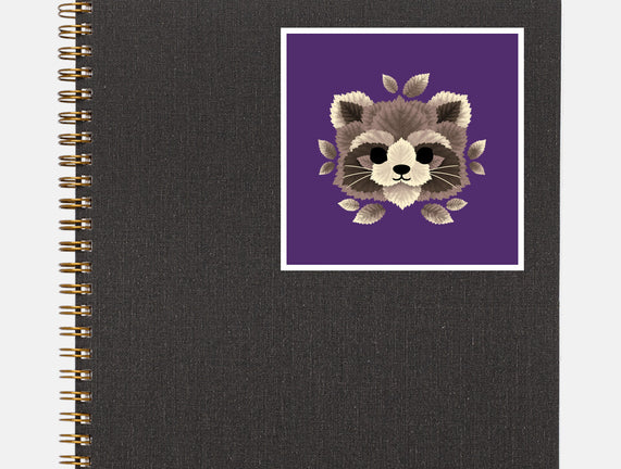 Raccoon Of Leaves