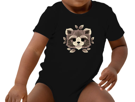Raccoon Of Leaves