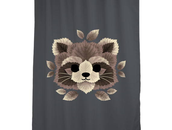 Raccoon Of Leaves