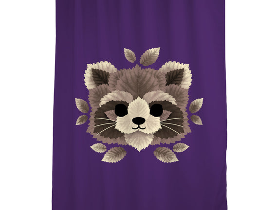 Raccoon Of Leaves
