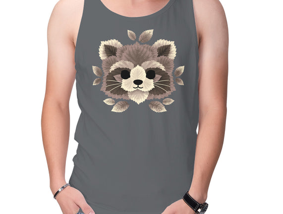 Raccoon Of Leaves