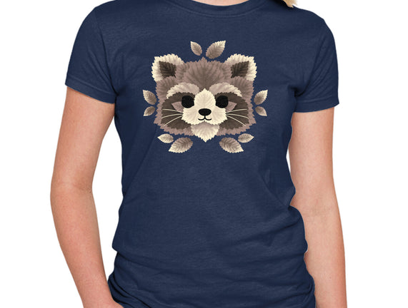 Raccoon Of Leaves