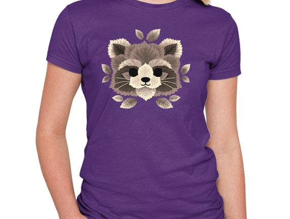 Raccoon Of Leaves