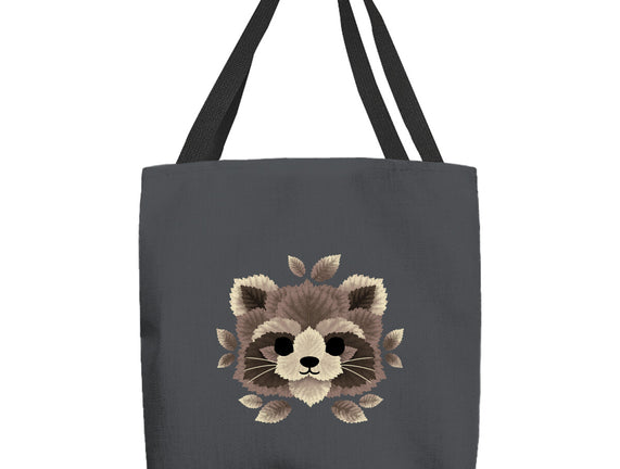 Raccoon Of Leaves