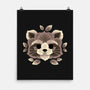Raccoon Of Leaves-none matte poster-NemiMakeit