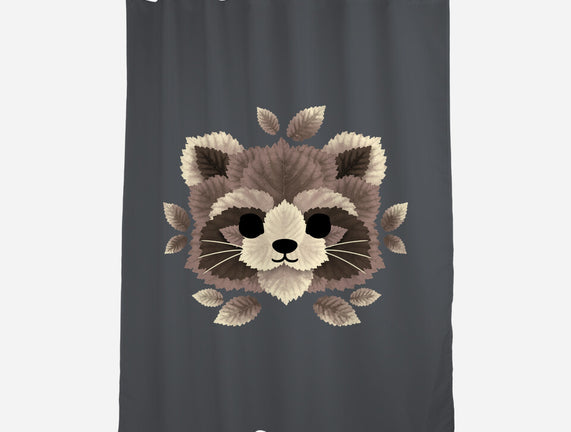 Raccoon Of Leaves