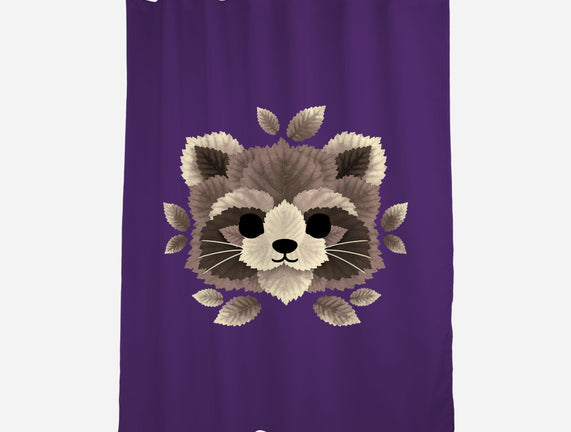 Raccoon Of Leaves