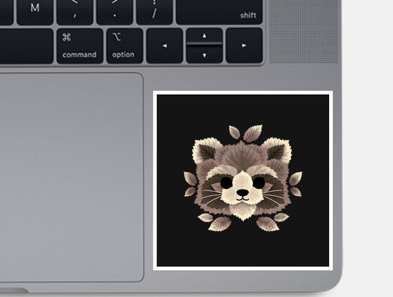 Raccoon Of Leaves