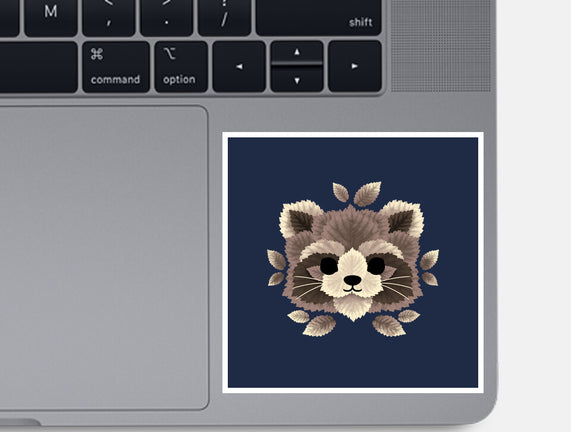 Raccoon Of Leaves