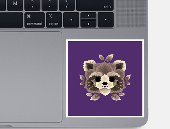 Raccoon Of Leaves