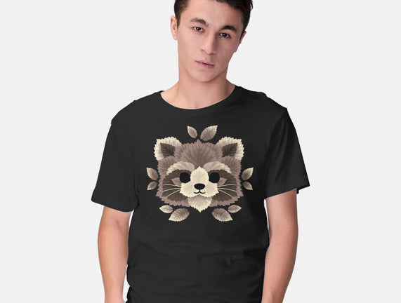 Raccoon Of Leaves